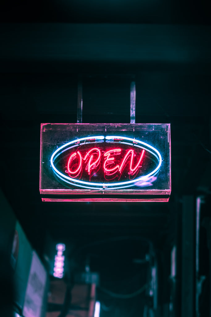 Néon "Open" pour bar et restaurants