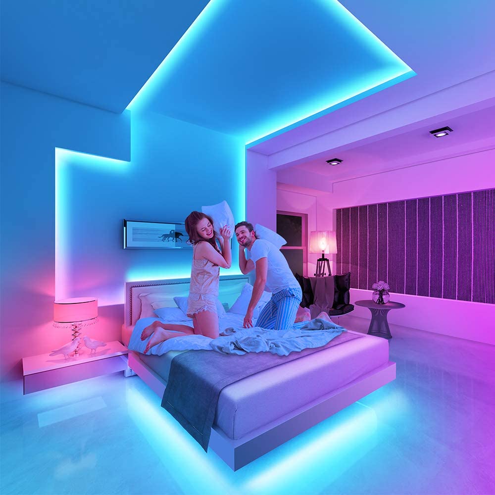 Deco Led Eclairage : Eclairage de chambres avec bande led blanc ou RGB