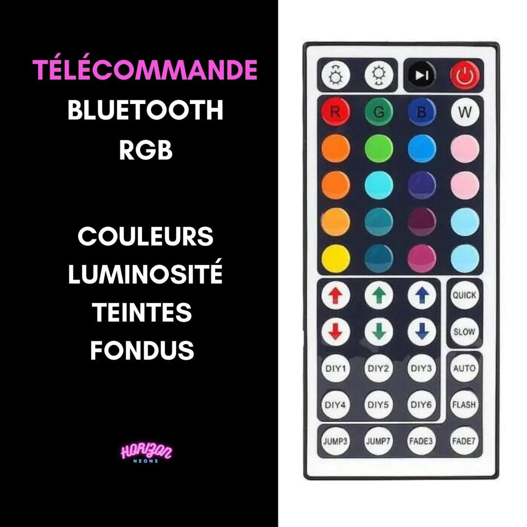 Télécommande bluetooth pour ruban LED RGB