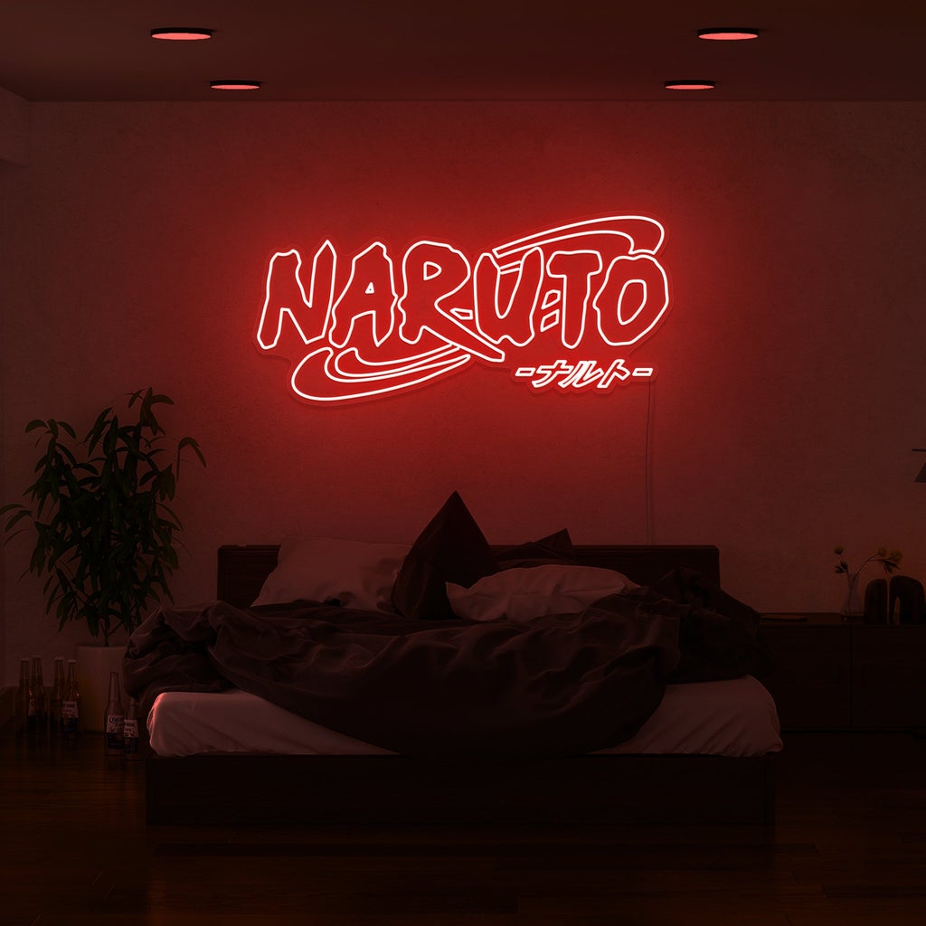 Néon LED rouge Naruto