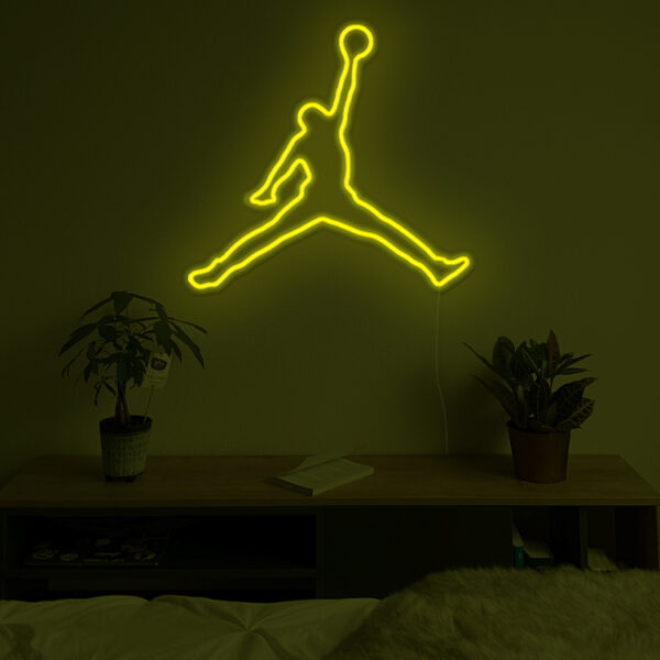 Neon LED Sneakers Air Jordan couleur Jaune - Horizon Neons