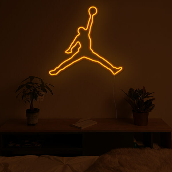 Neon LED Sneakers Air Jordan couleur Orange - Horizon Neons