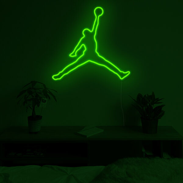 Neon LED Sneakers Air Jordan couleur Vert - Horizon Neons