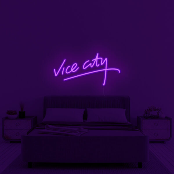Néon LED violet Vice City
