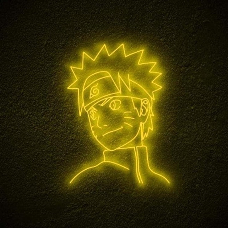 Néon LED mural Naruto Uzumaki 