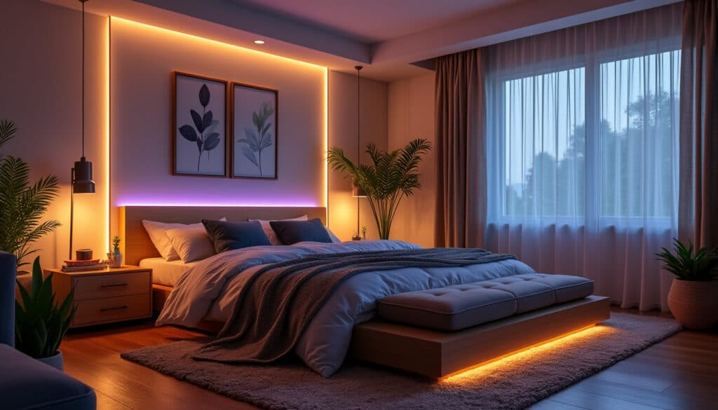 découvrez des idées originales pour créer une ambiance led cosy et tamisée dans votre chambre. inspirez-vous pour concevoir un éclairage décoratif, relaxant et personnalisé à l’aide de solutions led tendance.