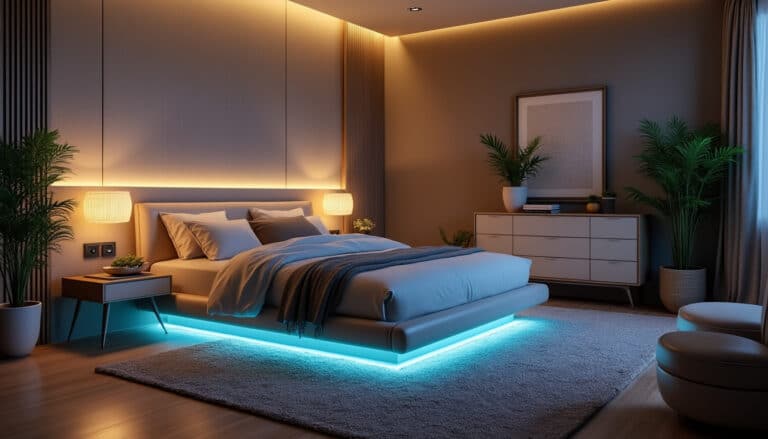 découvrez comment choisir les bonnes teintes et intensités led pour l'éclairage de votre chambre et créez une ambiance à la fois confortable et adaptée à vos besoins.