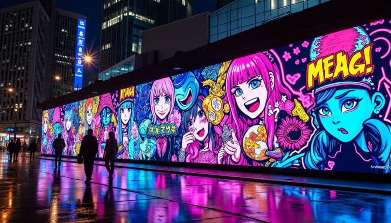 plongez dans l'univers manga avec des néons animés uniques pour illuminer et personnaliser vos murs. ajoutez une touche japonaise branchée à votre décoration intérieure !