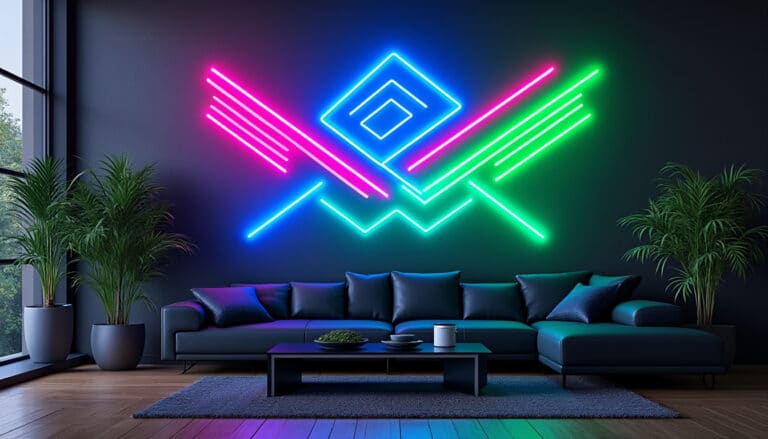 apportez une touche d’originalité à votre intérieur grâce au néon décoratif mural. sublimez vos murs, créez une ambiance unique et tendance avec des motifs lumineux adaptés à votre style.