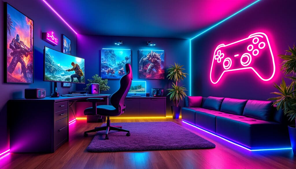 découvrez les indispensables des néons gaming pour transformer votre espace et créer une ambiance immersive. astuces, inspirations et conseils pour une déco gamer unique et tendance !