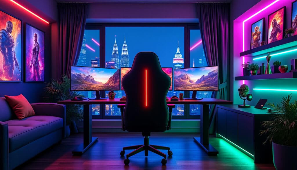 découvrez comment transformer votre espace avec un néon gaming room et créez une ambiance immersive digne des plus grands streamers. conseils, idées déco et inspirations pour sublimer votre setup gaming !