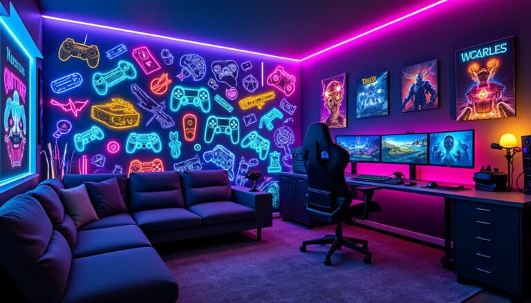 découvrez comment un néon mural gaming peut sublimer facilement votre espace. apportez une touche moderne et immersive à votre décoration grâce à ces éclairages tendance et personnalisables.
