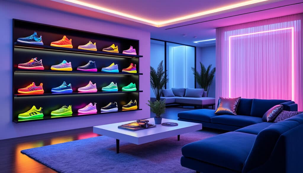 découvrez comment les néons sneakers apportent une touche tendance et lumineuse à votre décoration intérieure. alliez passion pour la mode et originalité avec ces accessoires déco éclatants !