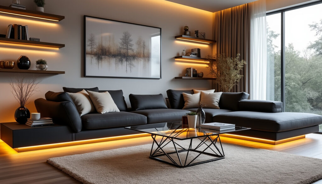 découvrez comment un ruban led pour salon peut transformer votre espace en créant une ambiance chaleureuse et moderne. idéal pour une déco tendance et personnalisée !