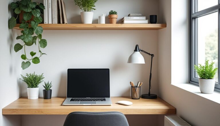 découvrez nos astuces pour aménager un coin bureau discret et fonctionnel dans un espace réduit, idéal pour travailler confortablement chez soi sans encombrer votre intérieur.